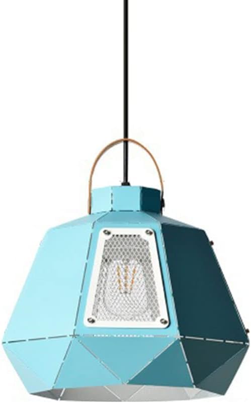 Plafonnier créatif pour chambre au design moderne bleu et rose