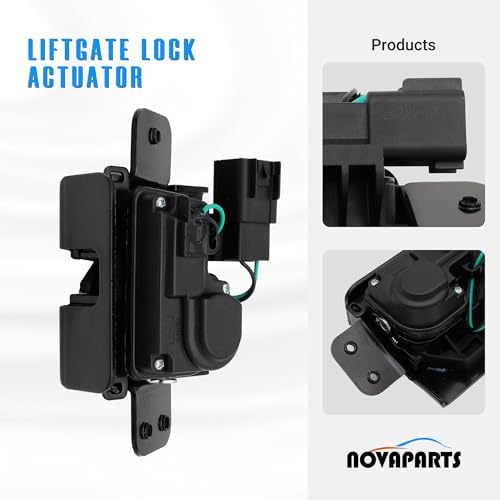 Image of NOVAPARTS Liftgate Lock Actuator for 2007-2014 Cadillac Escalade ESV Chevrolet Suburban 1500 Tahoe GMC Yukon XL 1500, 2007-2017 Chevy Equinox Rear Liftgate Door Lock Actuator 13501871 13502697 931-299