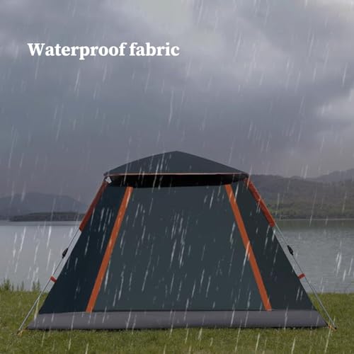 Carpa instantánea para camping 4 personas azul miniatura 3