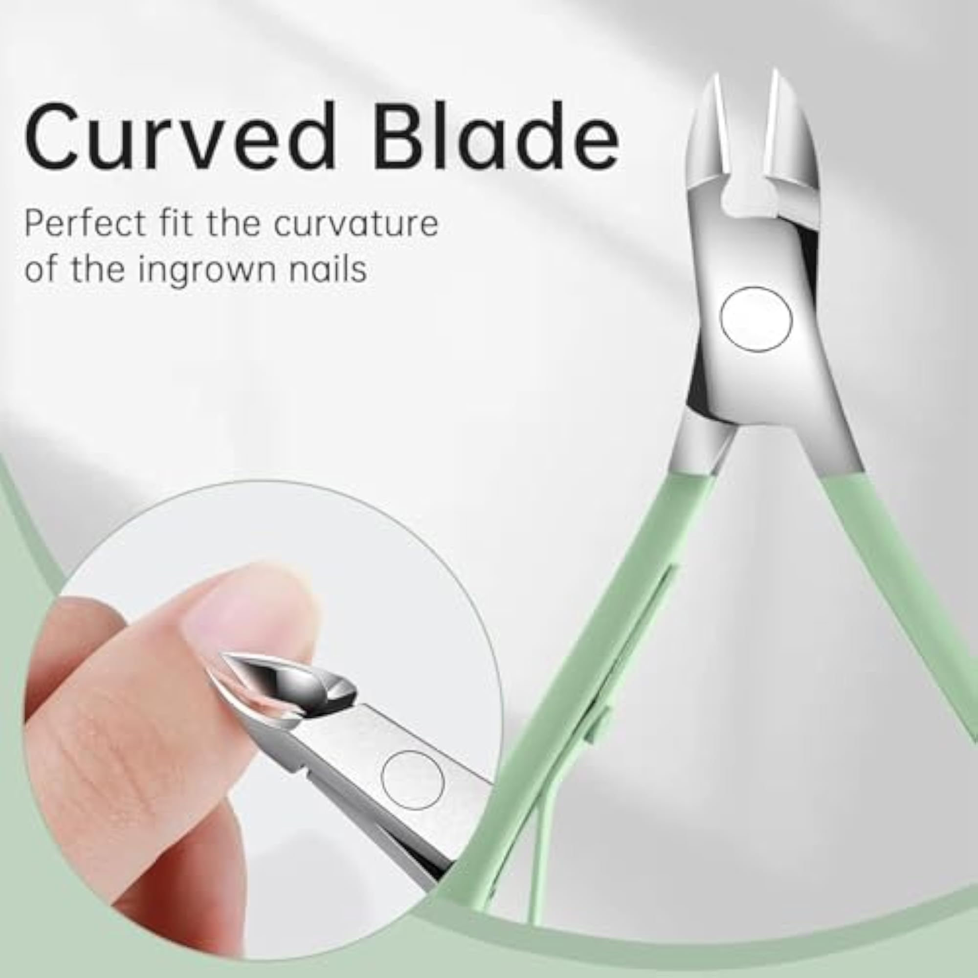 Professional 16pcs Stainless Steel Nail Care Kit with Travel Leather Case