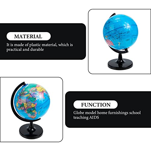 GANAZONO Globo Mundial Com Mesa de Aula de Mesa Globo Decorativo para Estudantes Professores de Geog