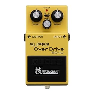 Passionately designed by the master engineers at BOSS in Japan, the Waza Craft SD-1W Super Overdrive delivers a premium stomp experience that fans of customized pedal tone will love. Crafted with an ear for highly refined sound, the SD-1W hot rods th...
