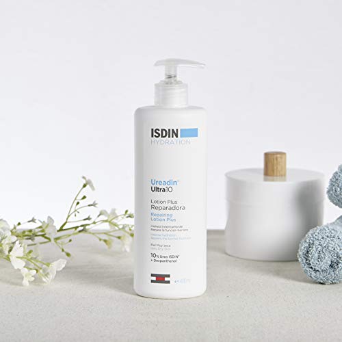 ISDIN Ureadin Ultra 10 Lotion Plus, Repairing Body Lotion for Dry Skin with 10 Percent Urea, 400 ml - Image 3