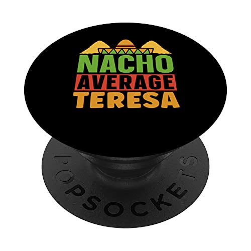Nacho Promedio Teresa Cinco De Mayo Nombre Mexicano México PopSockets PopGrip Intercambiable