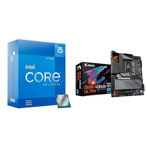 Image of Intel Core i5-12600KF Desktop Processor + GIGABYTE Z690 Motherboard