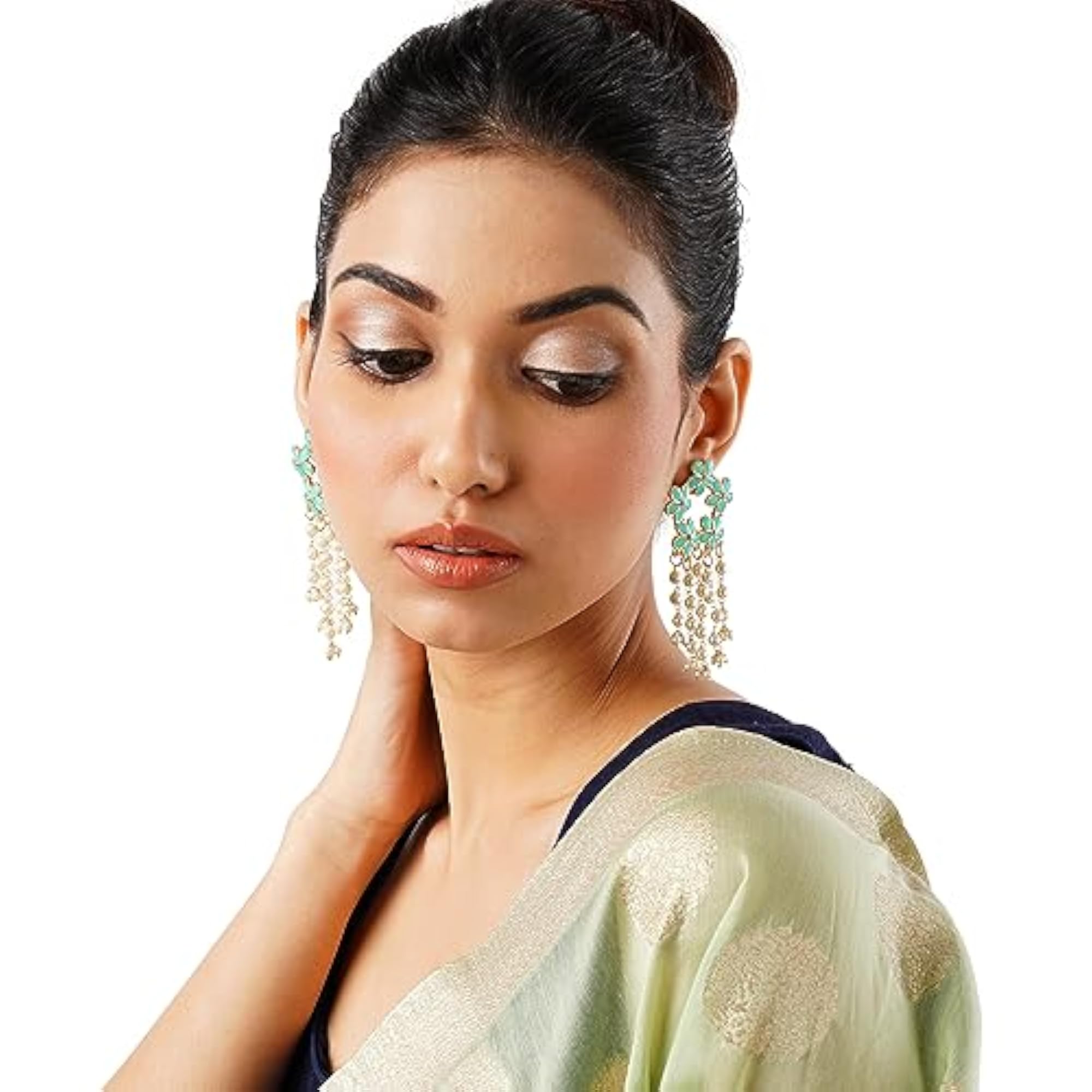 Ethnic Earrings with Detailing - Cultural Elegance