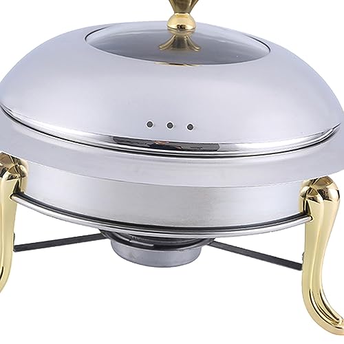 Calentador de alimentos para buffet portátil individual con caldera sólida eficiente 3