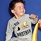 DHASIUE Big Brother Shirt für Kleinkind Baby Boy Big/Lil Bro Ankündigung T-Shirt Grafik Tee Crewneck Long/Short Sleeve Shirt