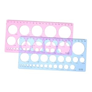 Veemoon 2 Stück Kreisvorlage Geometrie-Set