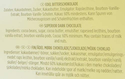 Feodora Schokolade Täfelchen 60 Prozent Edelbitter, 4er Pack (4 x 225 g) – Bild 7