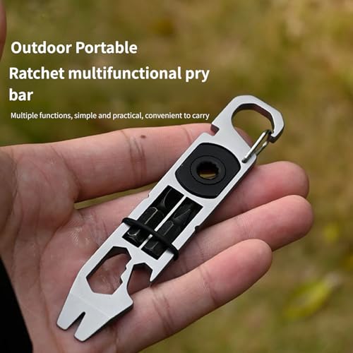 Décapsuleur multi-usages avec clip pour le camping et la randonnée