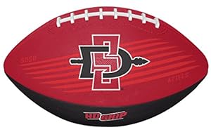 Rawlings NCAA Downfield Jugend-Football rot HDGRIP