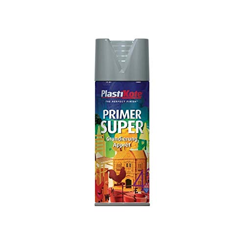 Plasti-kote 1148 400ml Super Enamel Primer - Grey