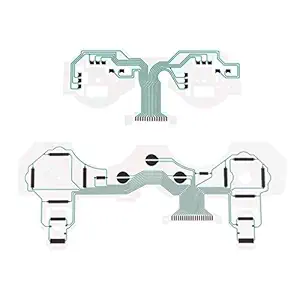 FLAWISH Replacement Handle Keypad Repair Parts Flexible Shake Controller Conductive Film Conductive Membrane for SONY PS3 PlayStation 3 (2pcs)