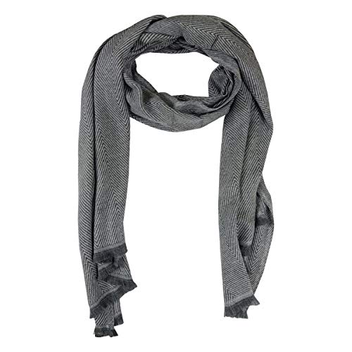 Écharpe pashmina gris L sensation laine douce tendance femme et fille