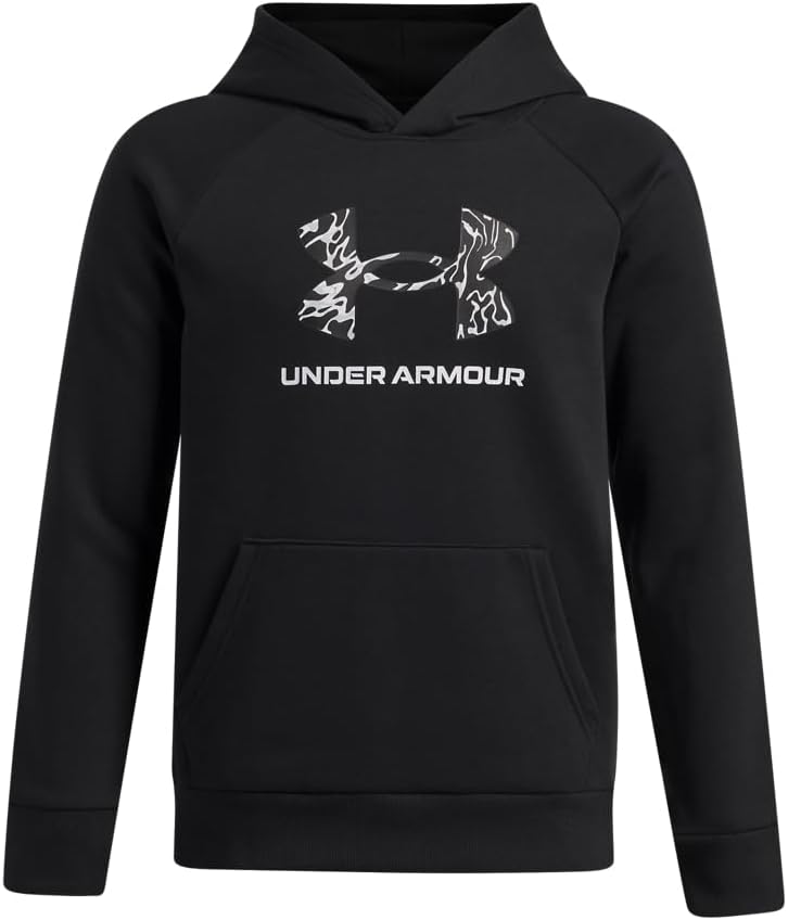 Under Armour boys Rival Fleece Big Logo Print Fill Hoodie