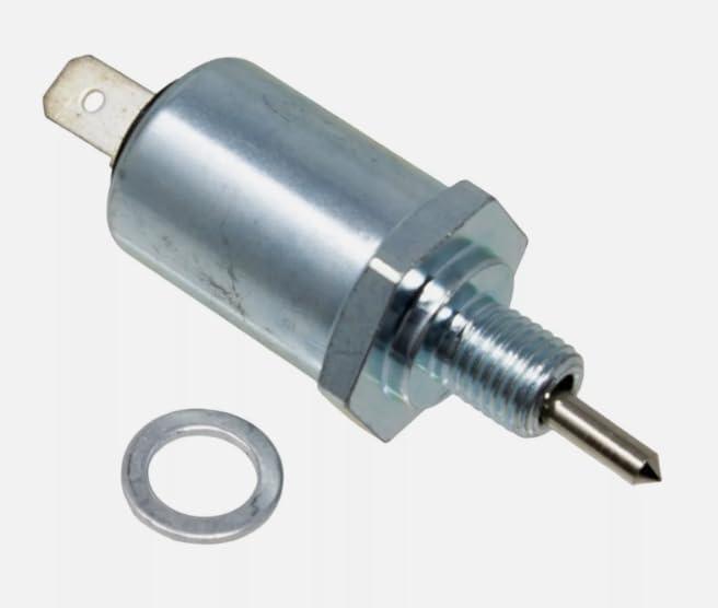 M138477 Carburetor Fuel Shutoff Solenoid Replacement for John Deere OEM, black, GY21773