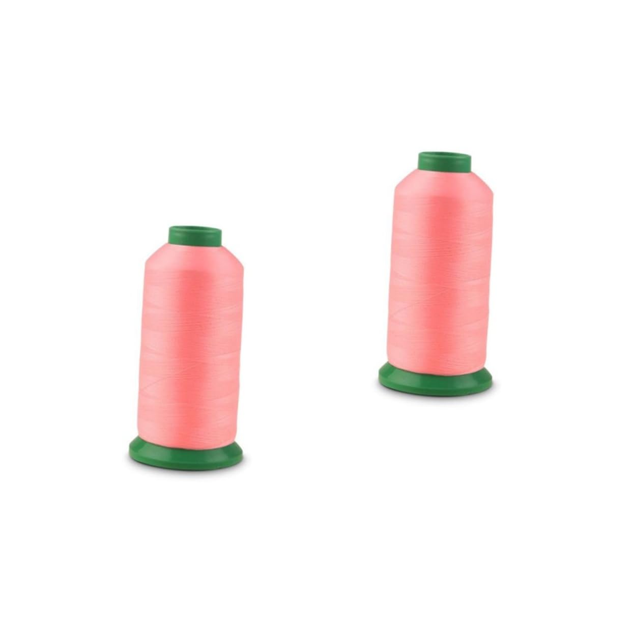 NUOBESTY 2piezas Hilo De Coser Luminiscente De Yards Rosa Hilo De Bordar Que Brilla La Oscuridad Para Proyectos De Costura
