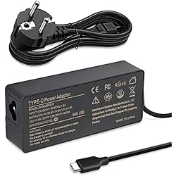 Cargador De Lenovo Yoga Book 65W 45W Cargador Adaptador de CA/Cable de alimentación para Lenovo Ideapad Yoga 2/11/11s/13/2 Pro/Flex 14/15, Lenovo ThinkPad T430 T440 E440 E531,Mac Book Pro,HP Laptop y Otros Tipos Dispositivo C