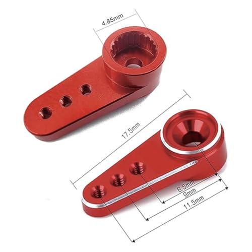 Image of GOTECK 2PCS D9018MG 9g Mini Servo, Micro Full Metal Gear Digital Servo,with Metal Horn for RC Car Model Boat Fixed-Wing Helicopter Airplane Robot