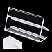 thumbnail image 2 of 100Pcs Wood Shelf Label Holder Plastic Price Tag Holder Supermarket Retail Sign PVC Clear Shelf Label Holder (Includes 100 Pieces Label 2 of 10