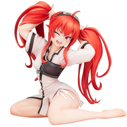 Zhongkaihua Mushoku Tensei: Figura de Anime Reencarnaci髇 sin Empleo Eris Greyrat Figura de Anime Sentado Mini Figura de PVC Modelo de Escritorio Adorno