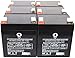 SPS Brand 12V 5Ah Replacement Battery for Rechargeable Sealed Lead Acid (6 Pack)