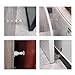 2PCS No Drilling Door Stopper Self-Adhesive Door Stopper 8.5CM Height Anti-Collision Door Holder Wall Door Protector for Home Office Waterproof (Transparent)