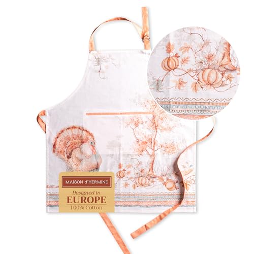 Maison d'Hermine Schürze, 100% Baumwolle (70 cm x 85 cm, 1er-Set) – Ansicht 1