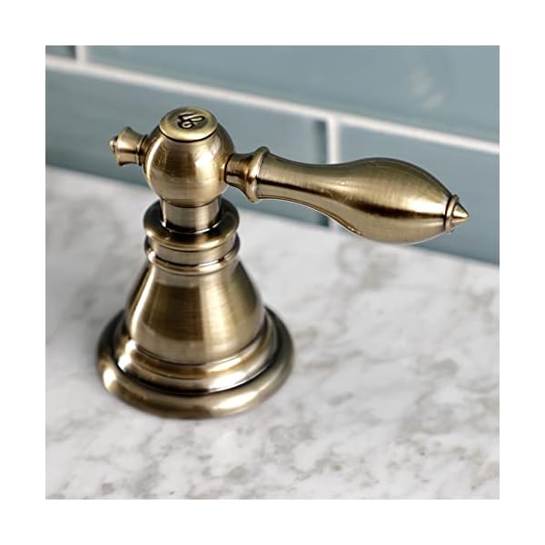   Kingston-Brass-Fauceture-FSC19733ACL-American-Classic-Widespread-Bathroom-Faucet-Antique-Brass