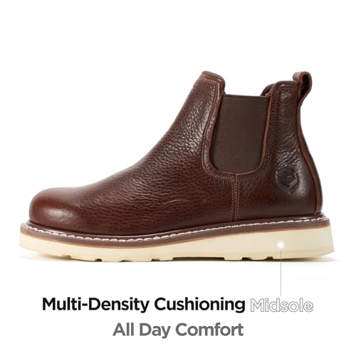 Image of SUREWAY Men's 6 Inch Slip On Chelsea Work Boots