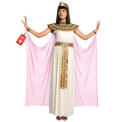 Fun Shack Disfraz Cleopatra Mujer, Traje Egipcio Antiguo para Fiestas, Halloween y Eventos Temáticos, XL