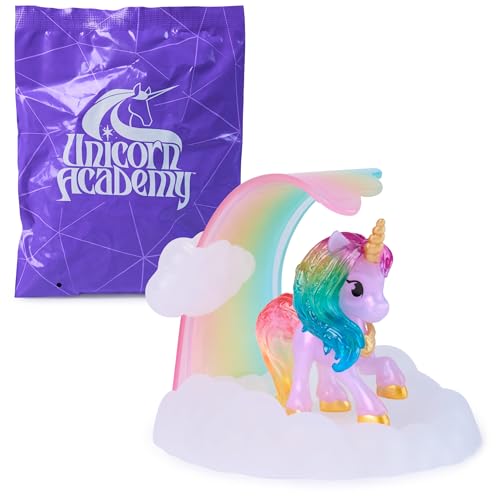 Unicorn Academy 'Ecole des Licornes Mini Figurine À Collectionner Avce Support Pierres Précieuses Jouets Inspirés De La Série 'Ecole des Licornes Jouet Enfant Et + Modèle Aléatoire - vue 3
