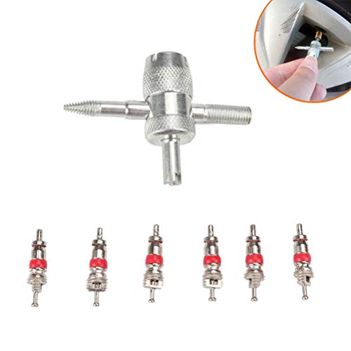 POPETPOP 12 Pcs 4 Vias VÃ¡lvula Ferramenta Ferramenta Removedor de NÃºcleo Ferramenta de Reparo de P