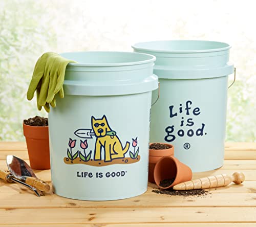 LIFE IS GOOD Rocket\'s Garden 5 Gallon Bucket, 2 Pack, BPA-Free - Thumbnail 3