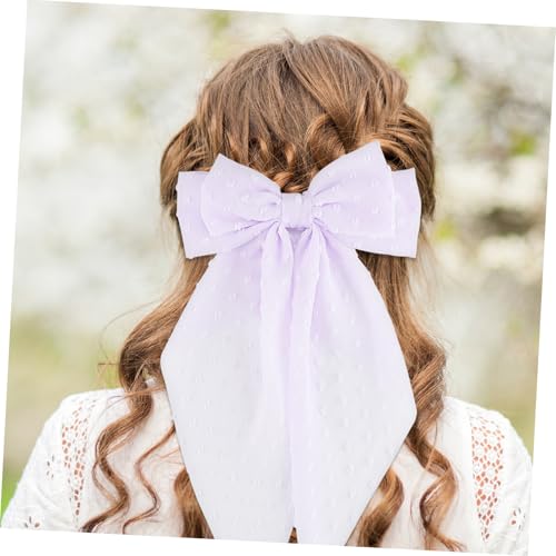 Barrettes à grand nœud chiffon pinces cheveux accessoires coiffure