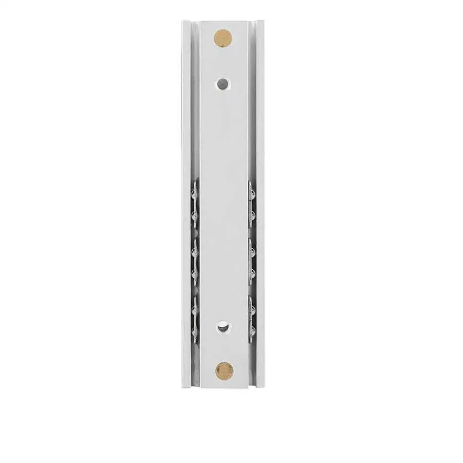 2Pcs 70/100/140mm Aluminum Alloy Mini Smooth Slideway Closet Drawer Cabinet Household Furniture Sliding Guide Rail(100mm)