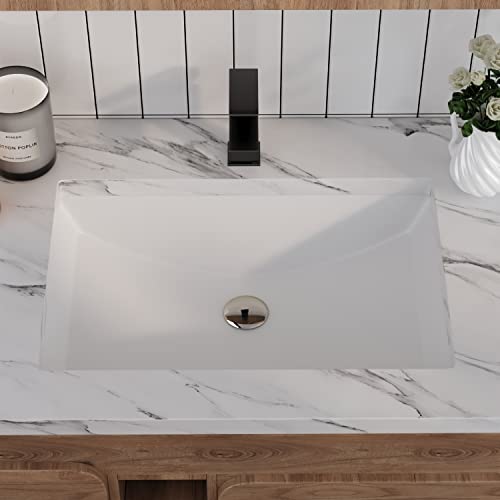 Deer Valley DV-1U101 Ally Undermount Bathroom Sink Rectangular thumb #2