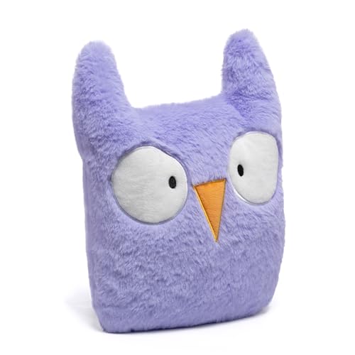 Image of Mirada Owl Face Soft Toy - Purple | Adorable Owl Design for Kids' Room Decor | Soft and Cozy Face Soft Toy -30 cm