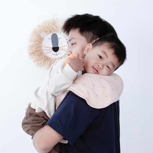 HOUSBAY Burp Cloths 100% Cotton Three Size Extra Soft Super Absorbent Baby Burping Cloth Newborn Bib Milk Spit Up Rags for Boys Girls 7