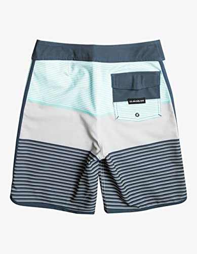 Quiksilver Boys' Surfsilk Tijuana Yth 17 Boardshort Swim Trunk Bathing Suit, Beach Glass, 25/10 #TOP1