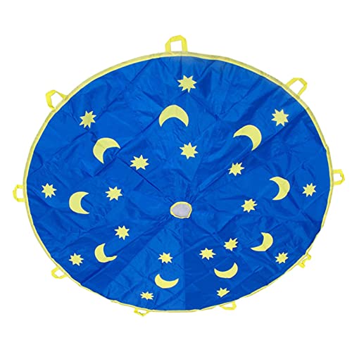 Taidda Paracaídas con Sombrilla Arcoíris para Deportes Al Aire para Niños, Saco de Salto Ballute para Jugar, Mejora la Confianza y la Coordinación de los Niños, Adecuado para Actividades Al Aire