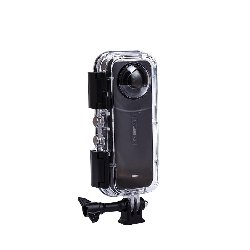 Insta 360 X5 Invisible Dive Case Waterproof Up to 45m/147ft Invisible Underwater Photography Housing X5 Underwater Dive Protective Shell with Bracket Accessories