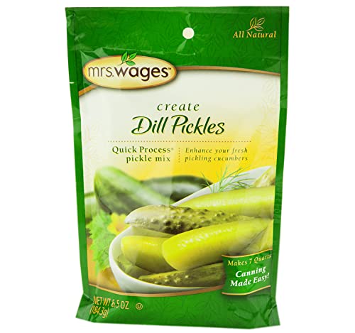 Kauffman Orchards Mrs. Wages Dill Pickle Canning Seasoning Mix, 6.5 Oz. (Pack of 3)