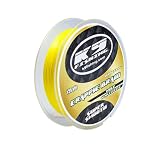 K9 Crappie Braid, 5 lb Micro-Diameter Braided Fishing Line 0.06 mm, Hi-Vis Panfish Braid for Dock Shooting, Spider Rigging, Jigging, 125 Yd