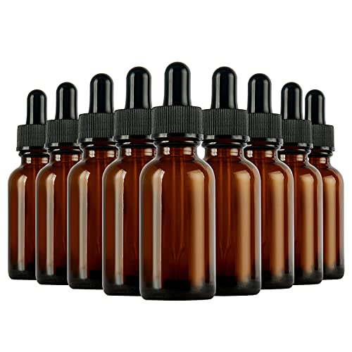 Eye Dropper Bottle, Hoa Kinh 24 Pack 2 Oz 60Ml Amber Glass Bottles, With Glass Eye Droppers For Essential Oils #TOP17