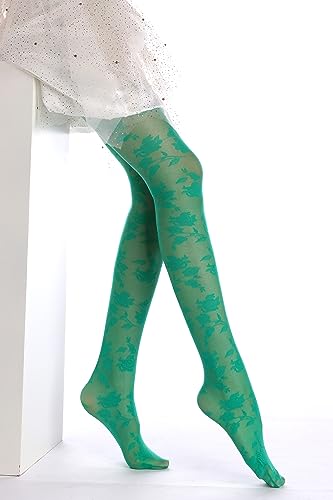 Image of Sahabowi Women Tights, Female Sheer High Waist Pantyhose, Vintage Control Top Stockings