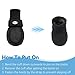 HiPaw Dog Shoes for Medium to Large Dogs, Breathable Boots for Summer Hot Pavement, Non-Slip Paw Protectors for Outdoor & Hardwood Floors