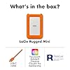 LaCie Rugged Mini 4To, Portable 2.5", Disque Dur Externe pour PC Mac iPad & iPhone, Data Rescue Service (LAC9000633)