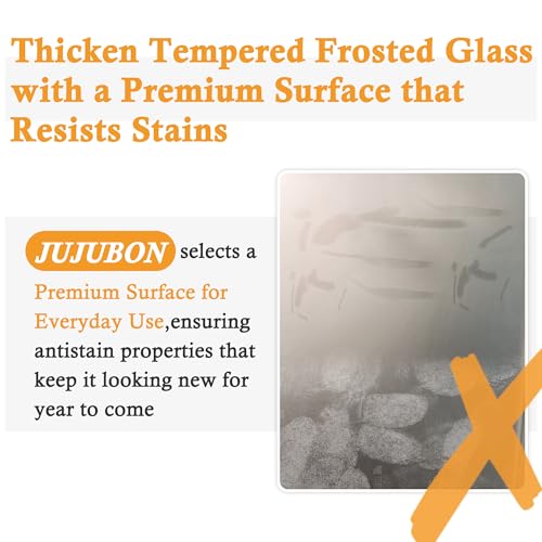 30 x 80 Slab Doors, Frosted Glass Interior French Door Slab, Soild Core & Pre-Finished Single Panel as Bedroom Pantry Laundry Closet Door Panel, No Assembly Required-Shaker w/o Hardware - Image 6